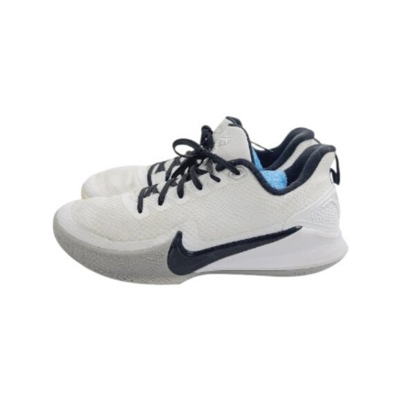 Nike Men's White Mamba Focus TB Mesh Low Top Athletic Basketball Shoes Size 8.5 - Picture 1 of 7